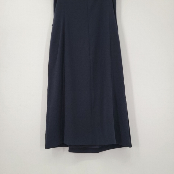 MaxMara LBD Black Dress Women's 10 Minimalist Elegant Sheath Knee Length - Picture 13 of 16